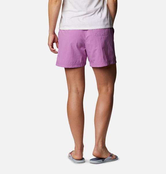 Columbia Sandy River Shorts Pink For Women's NZ21687 New Zealand